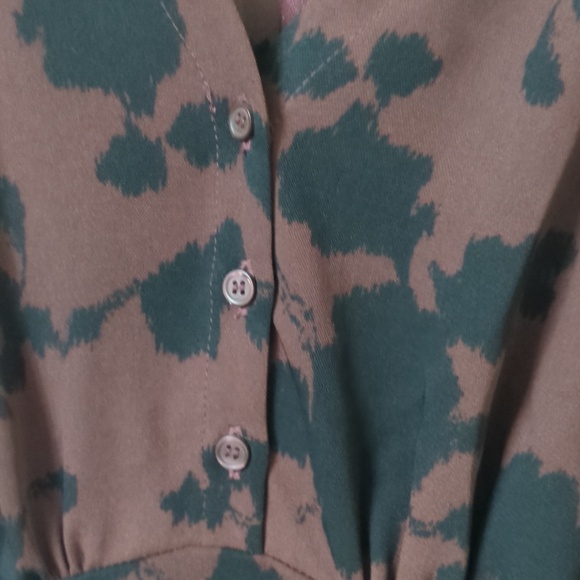 Nordstrom Puff Sleeve Midi Dress - Picture 6 of 8